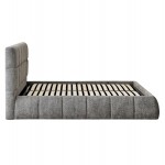 ΚΡΕΒΑΤΙ ΔΙΠΛΟ EDDY HM731 01 ΓΚΡΙ ΜΠΟΥΚΛΕ ΑΠΟΘΗΚΕΥΤΙΚΟΣ ΧΩΡΟΣ--ΣΤΡΩΜΑ 160x200εκ c503548