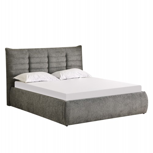 ΚΡΕΒΑΤΙ ΔΙΠΛΟ SANDRA HM732 01 ΓΚΡΙ ΥΦΑΣΜΑ ΑΠΟΘΗΚΕΥΤΙΚΟΣ ΧΩΡΟΣ--ΣΤΡΩΜΑ 160x200εκ c503549