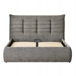 ΚΡΕΒΑΤΙ ΔΙΠΛΟ SANDRA HM732 01 ΓΚΡΙ ΥΦΑΣΜΑ ΑΠΟΘΗΚΕΥΤΙΚΟΣ ΧΩΡΟΣ--ΣΤΡΩΜΑ 160x200εκ c503549