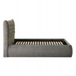 ΚΡΕΒΑΤΙ ΔΙΠΛΟ SANDRA HM732 01 ΓΚΡΙ ΥΦΑΣΜΑ ΑΠΟΘΗΚΕΥΤΙΚΟΣ ΧΩΡΟΣ--ΣΤΡΩΜΑ 160x200εκ c503549