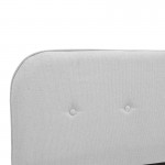 Κρεβάτι LumiLux pakoworld ύφασμα σε γκρι απόχρωση 100x200εκ c503557