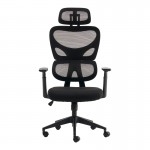 Καρέκλα γραφείου διευθυντή Cadrey pakoworld mesh μαύρο 67x64x120-128εκ c503576