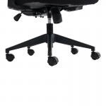 Καρέκλα γραφείου διευθυντή Cadrey pakoworld mesh μαύρο 67x64x120-128εκ c503576