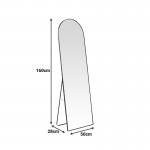 Καθρέπτης Plaza I pakoworld αλουμίνιο σε χρυσή απόχρωση 50x28x160εκ c503577