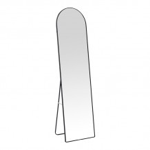 Καθρέπτης Plaza pakoworld αλουμίνιο σε μαύρη απόχρωση 40x28x150εκ c503578