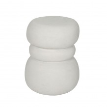 NIVO SIDE TABLE ΑΣΠΡΟ 35x37x47cm c503585