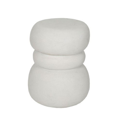 NIVO SIDE TABLE ΑΣΠΡΟ 35x37x47cm c503585