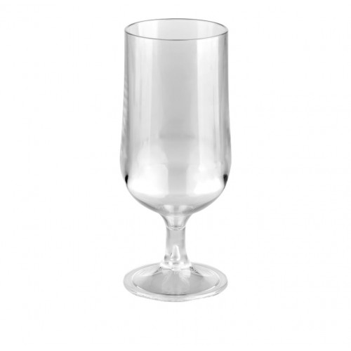 Ποτήρι Μπύρας με πόδι πλαστικό PC Polycarbonate διάφανο 400ml Plast Port Σετ 5 c503662