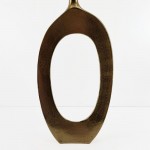 ABSTRACT ΒΑΖΟ 28x5x61 ΑΛΟΥΜΙΝΙΟ ΧΡΥΣΟ c503725