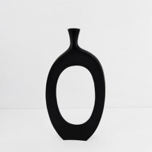 ABSTRACT ΒΑΖΟ 28x5x61 ΑΛΟΥΜΙΝΙΟ ΜΑΥΡΟ c503726