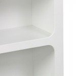 Βιβλιοθήκη-ραφιέρα Emersi pakoworld mdf σε λευκή απόχρωση 70x35x100εκ c503741