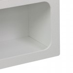 Βιβλιοθήκη-ραφιέρα Emersi pakoworld mdf σε λευκή απόχρωση 70x35x100εκ c503741