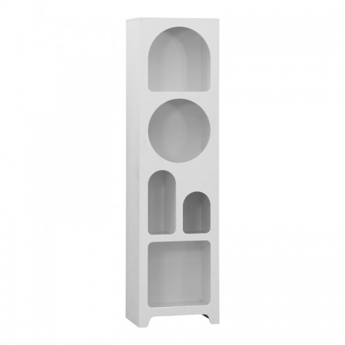 Βιβλιοθήκη Emersi pakoworld mdf σε λευκή απόχρωση 48x35x180εκ c503747