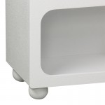 Μπουφές Emersi pakoworld με ράφια mdf σε λευκή απόχρωση 164x34x76εκ c503749