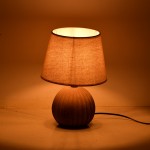 Επιτραπέζιο φωτιστικό Melanie Inart Ε14 κεραμικό σε γκρι antique- μπεζ απόχρωση Φ22x30εκ c503753