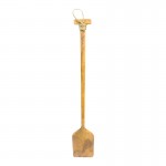 Διακοσμητικό τοίχου κουπί Paddly Inart μαόνι ξύλο σε φυσική απόχρωση 20x3x120εκ c503754