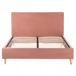 ΚΡΕΒΑΤΙ ΜΕ ΣΤΡΩΜΑ INDRA HM21280 03 ΣΑΠΙΟ ΜΗΛΟ ΒΕΛΟΥΔΟ--ΓΙΑ 160x200εκ c503800