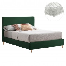 ΚΡΕΒΑΤΙ ΜΕ ΣΤΡΩΜΑ INDRA HM21280 04 ΚΥΠΑΡΙΣΣΙ ΒΕΛΟΥΔΟ--ΓΙΑ 160x200εκ c503801