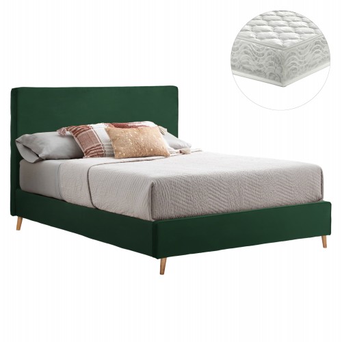 ΚΡΕΒΑΤΙ ΜΕ ΣΤΡΩΜΑ INDRA HM21280 04 ΚΥΠΑΡΙΣΣΙ ΒΕΛΟΥΔΟ--ΓΙΑ 160x200εκ c503801