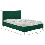 ΚΡΕΒΑΤΙ ΜΕ ΣΤΡΩΜΑ INDRA HM21280 04 ΚΥΠΑΡΙΣΣΙ ΒΕΛΟΥΔΟ--ΓΙΑ 160x200εκ c503801