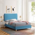 ΚΡΕΒΑΤΙ ΜΕ ΣΤΡΩΜΑ MAYLIN HM21281 02 ΤΙΡΚΟΥΑΖ ΒΕΛΟΥΔΟ--ΓΙΑ 120x200εκ c503803