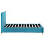 ΚΡΕΒΑΤΙ ΜΕ ΣΤΡΩΜΑ MAYLIN HM21281 02 ΤΙΡΚΟΥΑΖ ΒΕΛΟΥΔΟ--ΓΙΑ 120x200εκ c503803