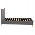 ΚΡΕΒΑΤΙ ΜΕ ΣΤΡΩΜΑ MAYLIN HM21281 03 ΓΚΡΙ ΥΦΑΣΜΑ--ΓΙΑ 120x200εκ c503804