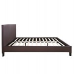 ΚΡΕΒΑΤΙ ΜΕ ΣΤΡΩΜΑ BECCA HM21283 02 ΚΑΦΕ PU--ΓΙΑ 150x200εκ c503808