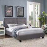 ΚΡΕΒΑΤΙ ΜΕ ΣΤΡΩΜΑ BILLIE HM21284 03 ΓΚΡΙ ΥΦΑΣΜΑ--ΓΙΑ 160x200εκ c503822