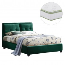 ΚΡΕΒΑΤΙ ΜΕ ΣΤΡΩΜΑ BILLIE HM21284 06 ΚΥΠΑΡΙΣΣΙ ΒΕΛΟΥΔΟ--ΓΙΑ 160x200εκ c503824