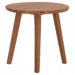 TΡΑΠΕΖΙ ΤΡΑΠΕΖΑΡΙΑΣ ΣΤΡΟΓΓΥΛΟ DANTE HM6379 ΞΥΛΟ TEAK Φ80x75Υεκ c503843