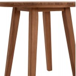 TΡΑΠΕΖΙ ΤΡΑΠΕΖΑΡΙΑΣ ΣΤΡΟΓΓΥΛΟ DANTE HM6379 ΞΥΛΟ TEAK Φ80x75Υεκ c503843