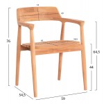 ΣΕΤ ΤΡΑΠΕΖΑΡΙΑΣ FREM HM21291 ΤΡΑΠΕΖΙ 6 ΠΟΛΥΘΡΟΝΕΣ---ΤΕΑΚ ΞΥΛΟ c503847