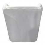 Πολυθρόνα Regalo pakoworld βελούδο σε λευκή απόχρωση 75x88x85εκ c503857