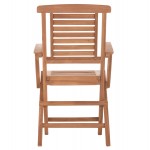 ΠΟΛΥΘΡΟΝΑ ΤΡΑΠΕΖΑΡΙΑΣ ΠΤΥΣΣΟΜΕΝΗ CRANDER HM6377 ΞΥΛΟ TEAK 53x63x90Υεκ SET 2τμχ c503884