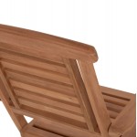 ΠΟΛΥΘΡΟΝΑ ΤΡΑΠΕΖΑΡΙΑΣ ΠΤΥΣΣΟΜΕΝΗ CRANDER HM6377 ΞΥΛΟ TEAK 53x63x90Υεκ SET 2τμχ c503884