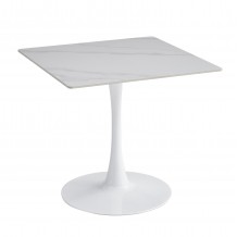 ΤΡΑΠΕΖΙ ΤΡΑΠΕΖΑΡΙΑΣ TETRAN HM18315 01 ΒΑΣΗ ΛΕΥΚΗ--SINTERED STONE SNOW WHITE 80x80x74Υεκ c503894