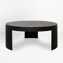 VOLCANO COFFEE TABLE ΜΑΥΡΟ 88x88x37cm c503901