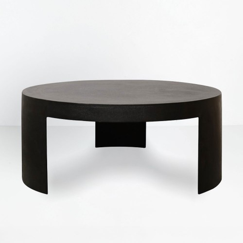 VOLCANO COFFEE TABLE ΜΑΥΡΟ 88x88x37cm c503901