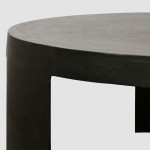 VOLCANO COFFEE TABLE ΜΑΥΡΟ 88x88x37cm c503901