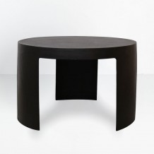 VOLCANO COFFEE TABLE ΜΑΥΡΟ 65x65x42cm c503904