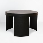 VOLCANO COFFEE TABLE ΜΑΥΡΟ 65x65x42cm c503904