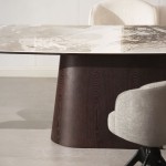 CANYON ΤΡΑΠΕΖΙ ΚΑΦΕ BITTER ΛΕΥΚΟ ΜΕ ΟΨΗ ΜΑΡΜΑΡΟΥ 200x90x76cm c503912