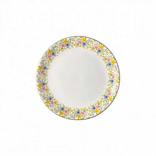 Πιάτο Ρηχό πορσελάνης coupe Φ23cm σειρά Jardin LUKANDA Σετ 6 c503929