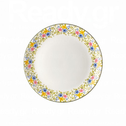 Πιάτο Ρηχό πορσελάνης coupe Φ27cm σειρά Jardin LUKANDA Σετ 6 c503930