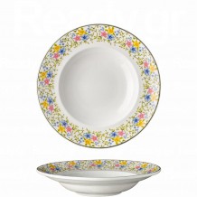 Πιάτο Ζυμαρικών πορσελάνης 27cm σειρά Jardin LUKANDA Σετ 6 c503933