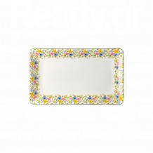 Πιατέλα ορθογώνια πορσελάνης 27x16cm σειρά Jardin LUKANDA Σετ 6 c503935