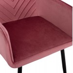 ΠΟΛΥΘΡΟΝΑ LATRELL HM8582 12 ΣΑΠΙΟ ΜΗΛΟ ΒΕΛΟΥΔΟ ΜΑΥΡΑ ΜΕΤΑΛΛΙΚΑ ΠΟΔΙΑ 54x57x84Yεκ SET 2τμχ c503946