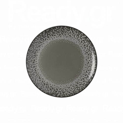 Πιάτο Ρηχό πορσελάνης coupe Φ25cm σειρά Forma Graph LUKANDA Σετ 6 c504010