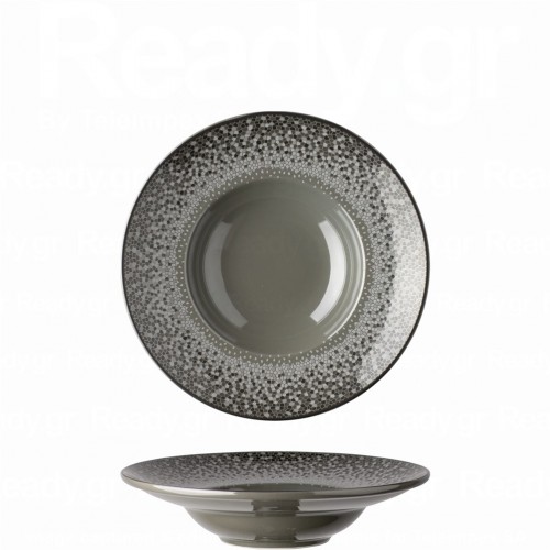 Πιάτο Ζυμαρικών πορσελάνης 24cm σειρά Forma Graph LUKANDA Σετ 6 c504013